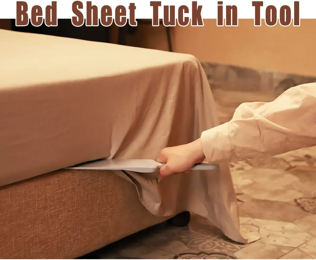 TOPFENG Bed Sheet Tuck in Tool, Tucking Paddle for Bed Making Easier & Without Mattress Lifting, Bedsheet Change Helper