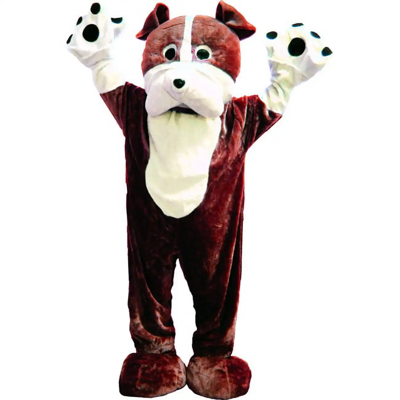 Cosplay Holiday High quality custom made anime plush Bulldog mascot costumes For adult