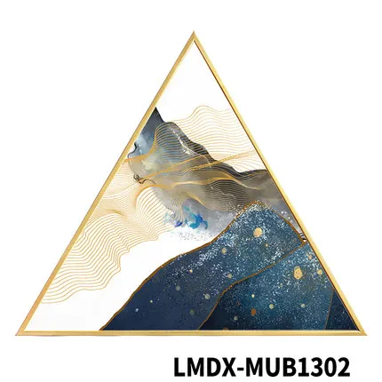 Abstract Triangle Wall Art Picture  Home Decor Painting Modern Oil Canvas Painting Print For Living Room