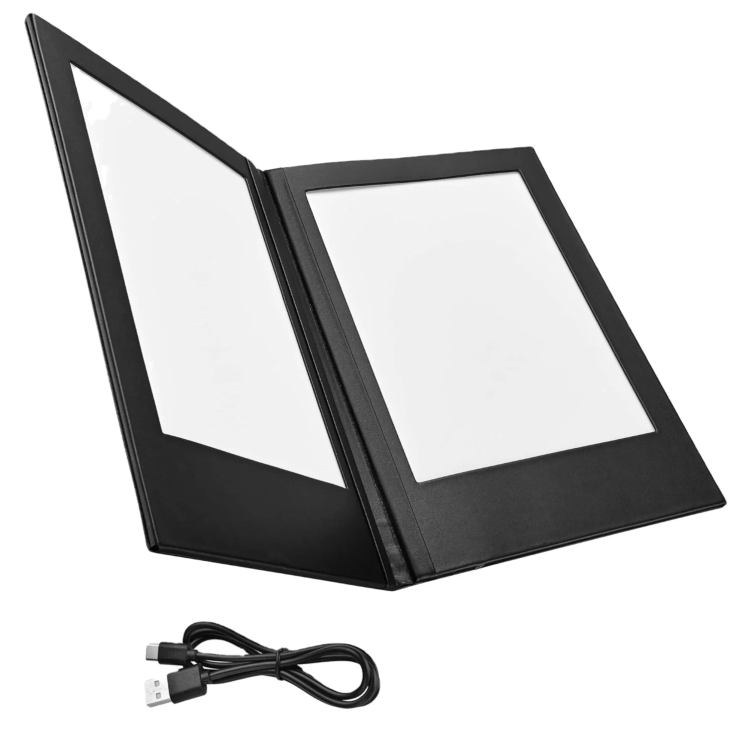 Flashing illuminated Acrylic Material Led Menu Two Board For food drink wine