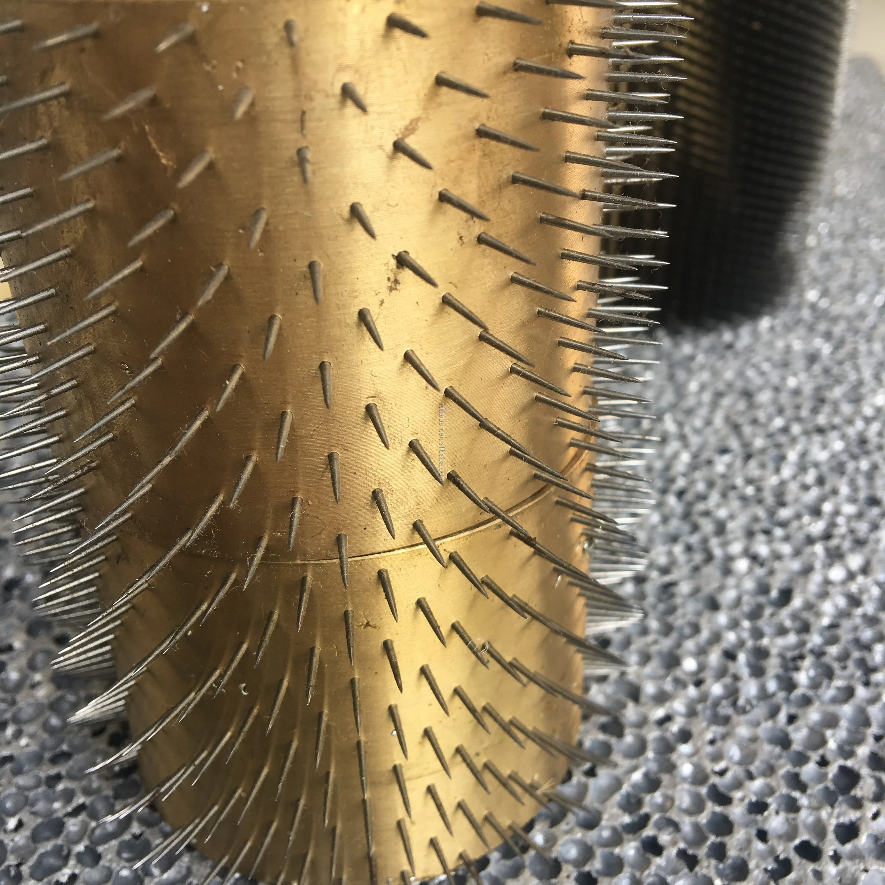 TDF pinned punch perforation roller for Leather Plastic Paper Rubber PP PE film Hole Punching