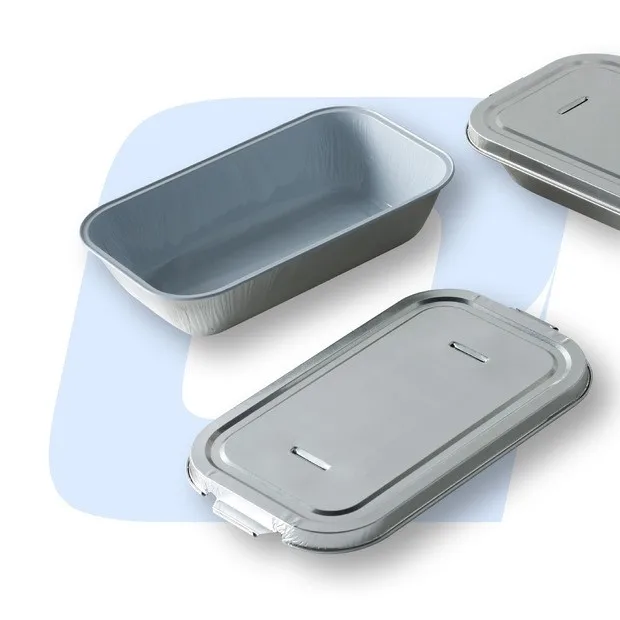 Aluminum Foil Aluminum Plastic Takeout aviation grade aluminum Foil Container with lunch box with lid