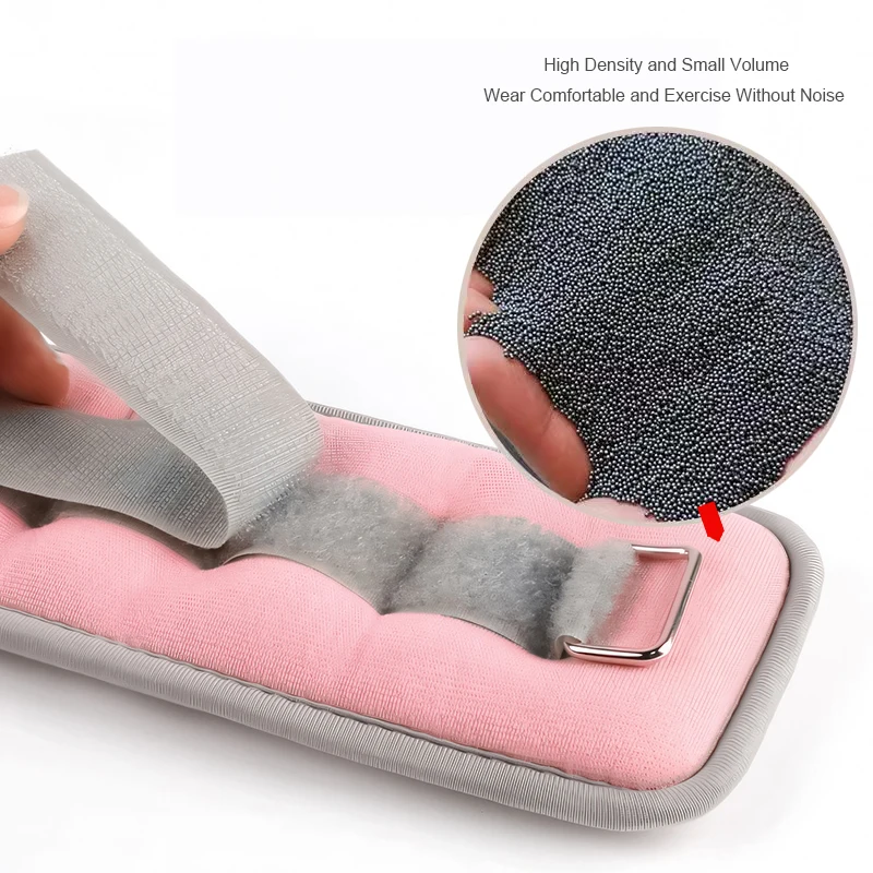 Light Weight Wearable  Dance Strength Training 0.5kg/1.0kg Pink Wrist & Ankle Weights For Kids