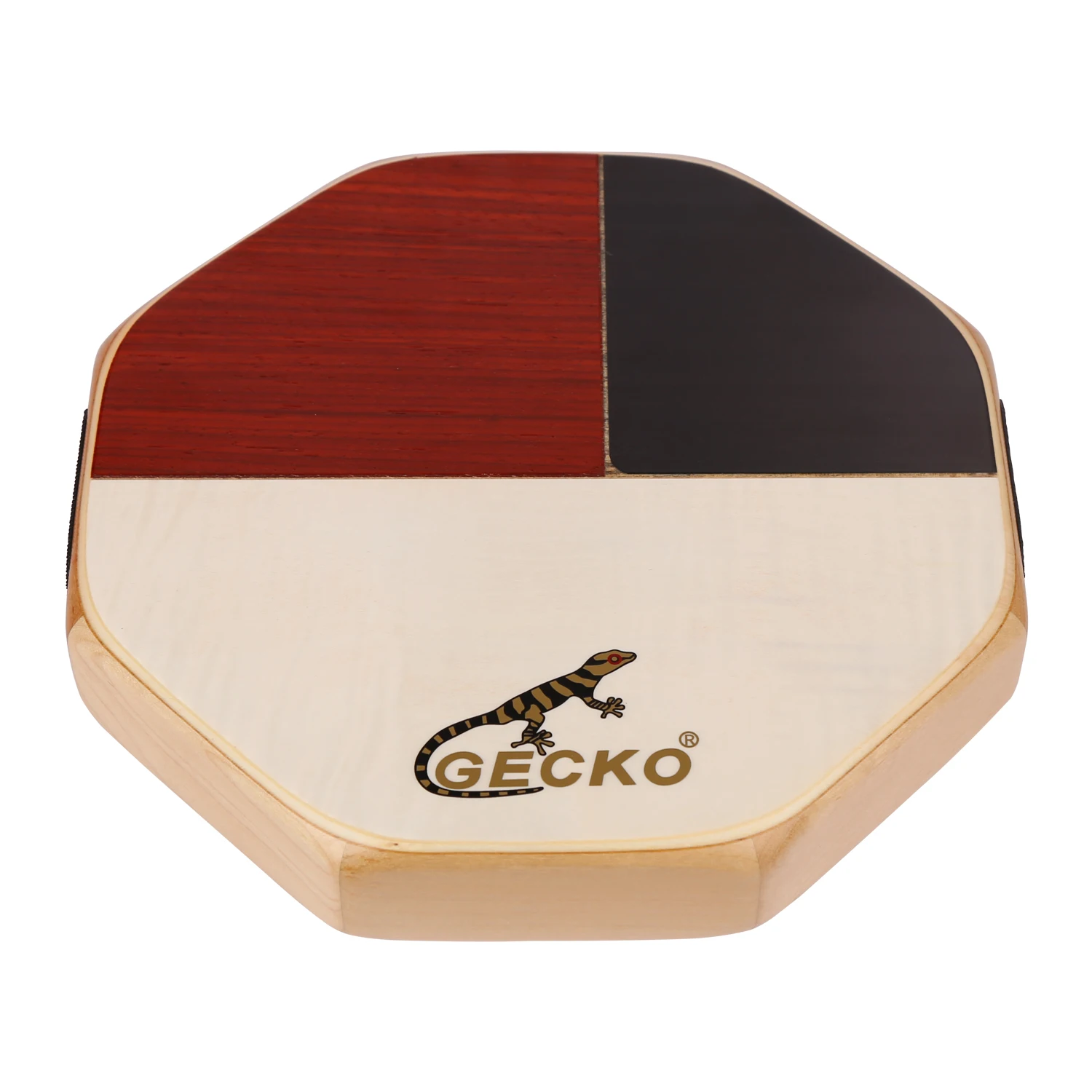 Hot sale travel portable tambourine natural croton wood cajon box drum