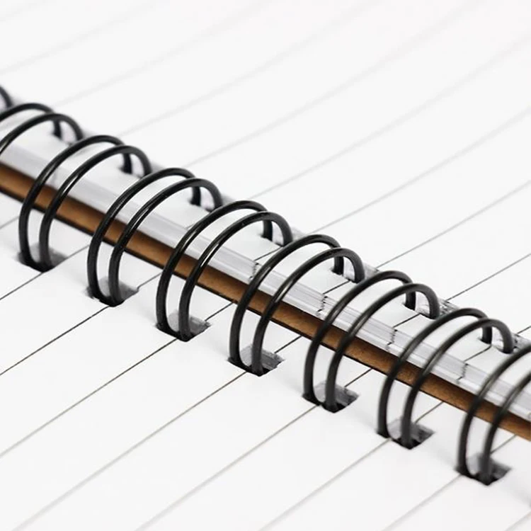 
Customized Logo Double Metal Spiral Eco-friendly Book with Paper Pen Recyclable Notebook for Promotion Gift 