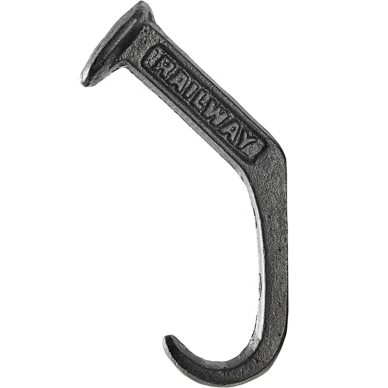 Деревенский чугунный настенный крючок для вешалки