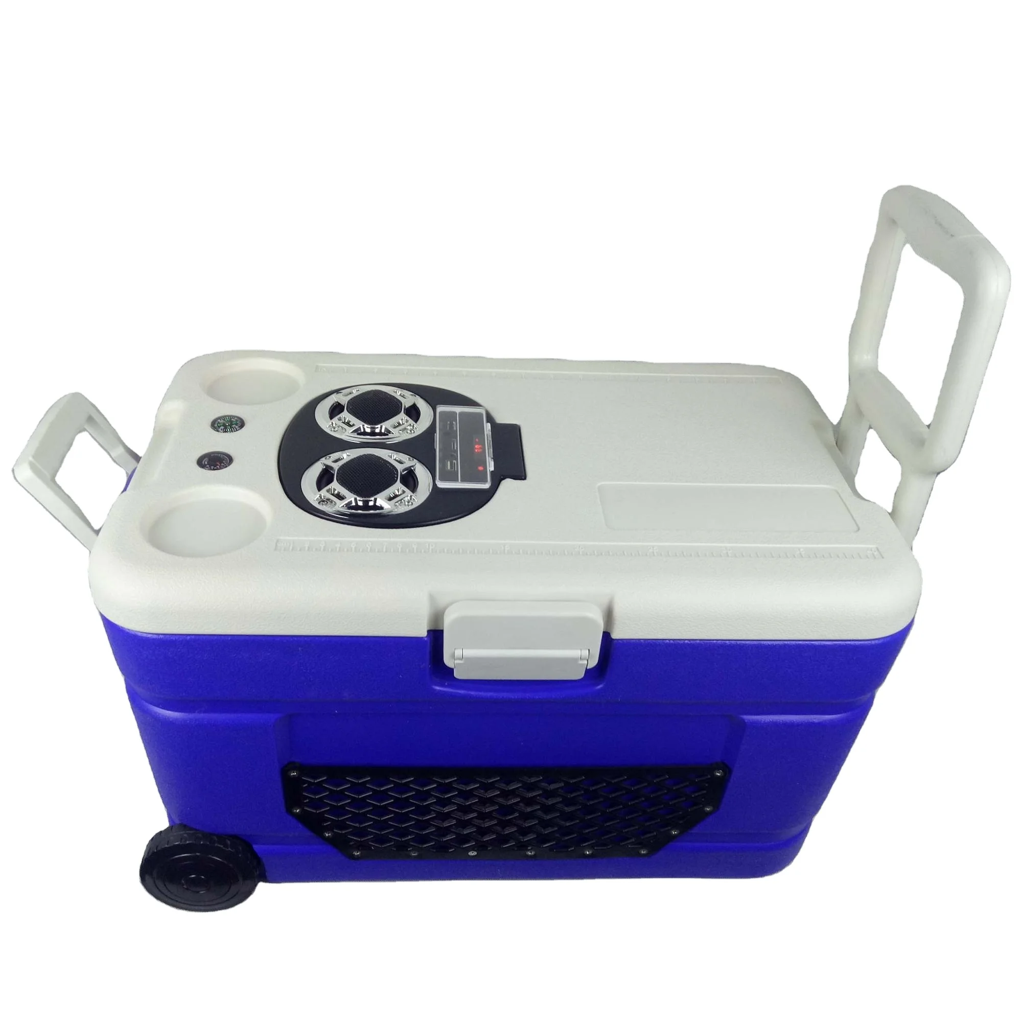60 liter Travel Waterproof Car Outdoor Storage Ice Cooler Box Portable Cooler Box with Speakers