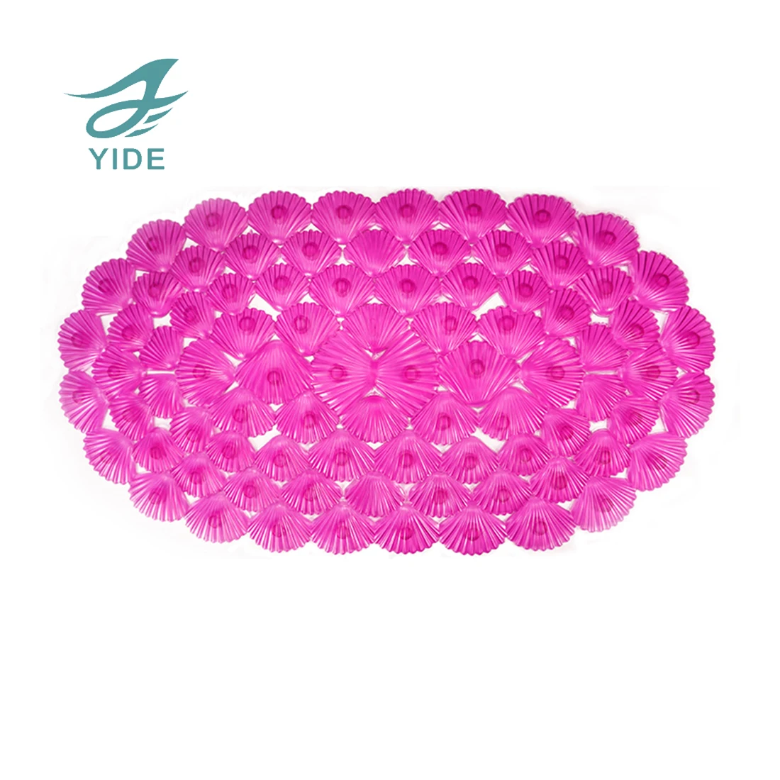 YIDE Classic Baby Bathtub Mat Bathroom with Strong Suction Cups Foot Massage Bath Mat
