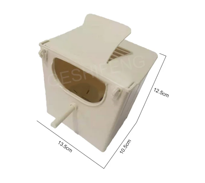 Oem Hot Sale  Plastic Love Birds Cage  Breeding Nest Bird Nest Packaging Box Bird Nest