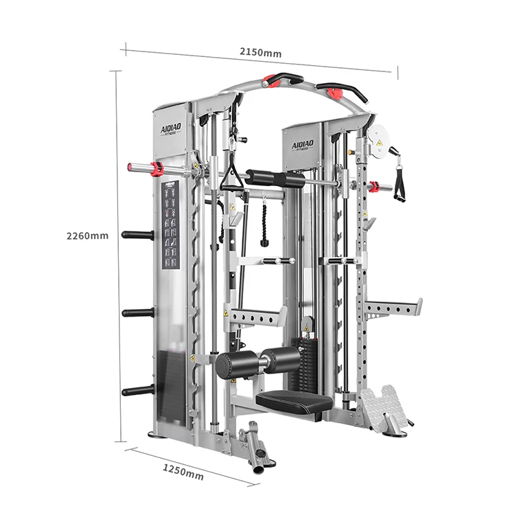 Home Use Gym Equipment All In One Multi Functional Comprehensive Trainer Smith Squat Machine
