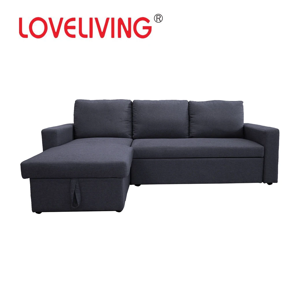 
Living Room Sofas Large Capacity Foldable Storage Corner Puller Sofas Modern Futon Sofa Bed Livingroom Home Furniture Fabric 67 