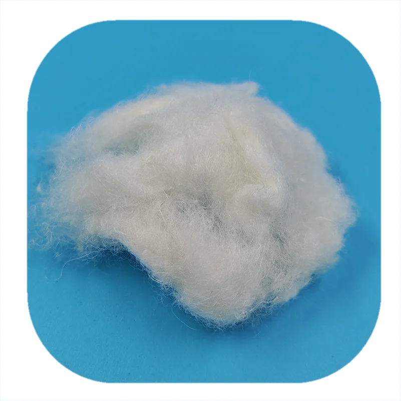 Bleached 100% Natural Hemp 3.2dx22mm Flax Fiber for Blended Spinning