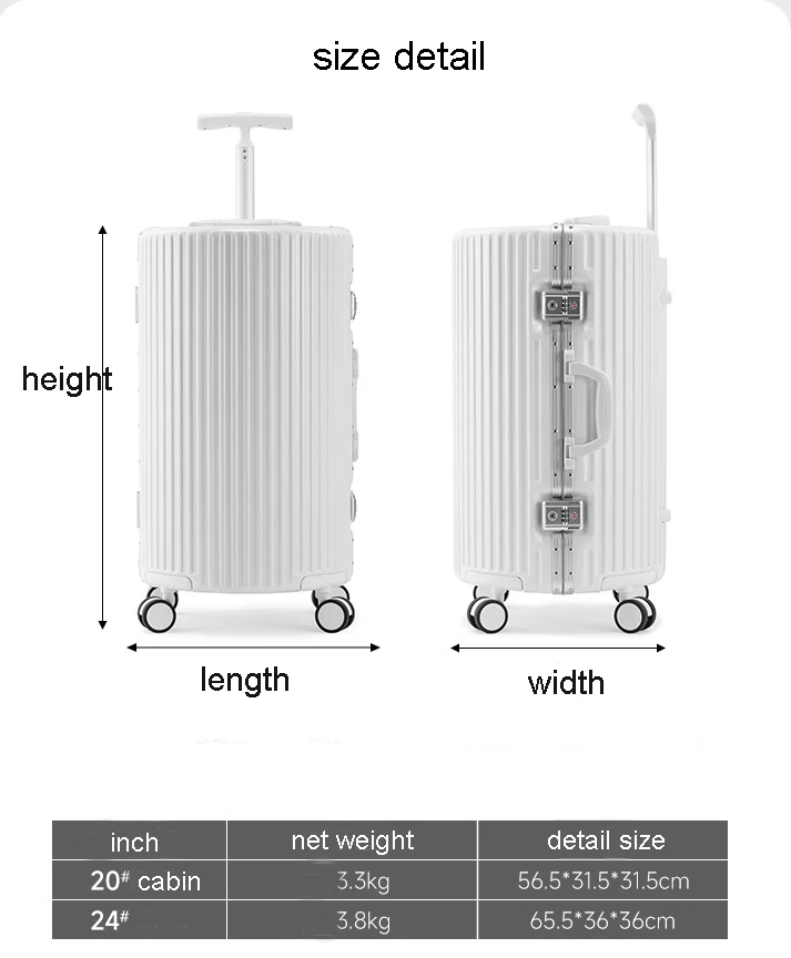 Koowo High Quality 20 24 Inch Cute Round Suitcase ABS PC Travel Luggage Set Customized Cabin Suitcase with Waterproof