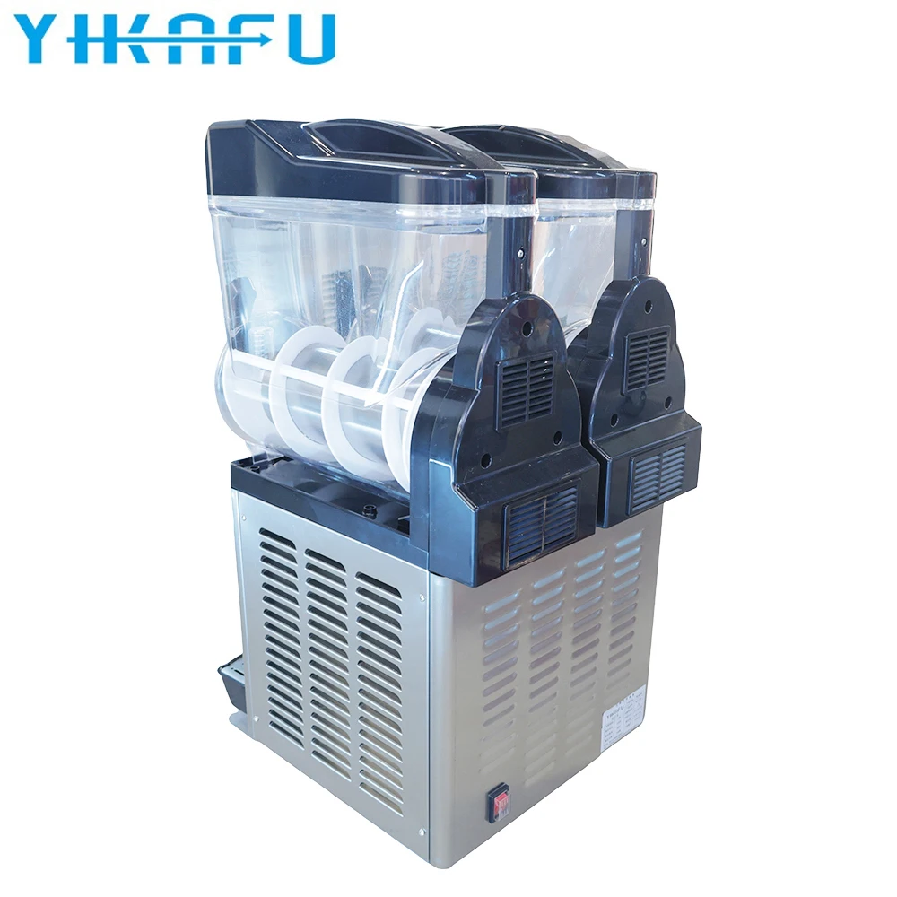 Factory Refrigeration 2 tank Cooling Juice Machine Single-cylinder Stirring Spray Cold Drink Machine juice chilling machine