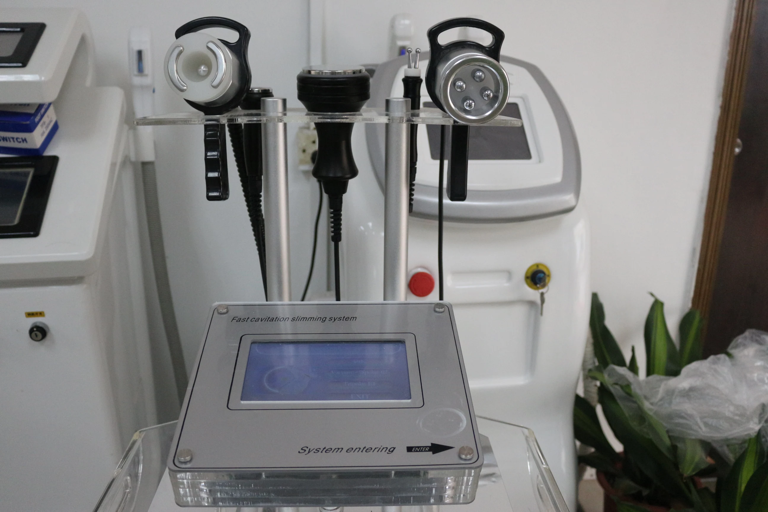 js4039B Strong Sound Wave Fat Dissolved System Ultrasonic + Vacuum +RF+BIO Machine