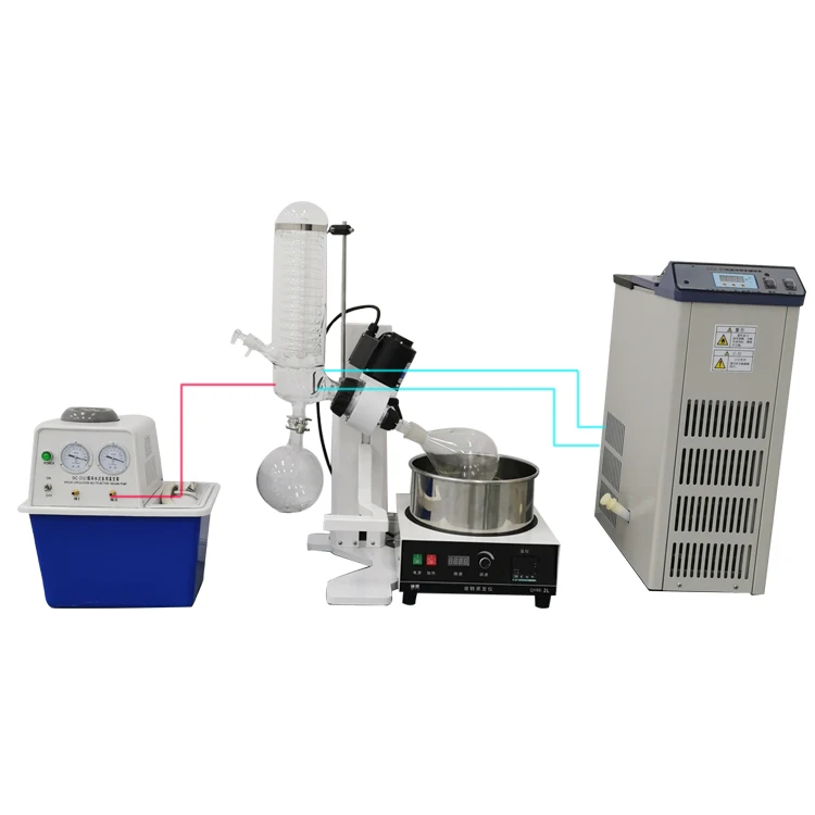 Mini Rotary evaporator Manufacturer Direct Selling Fast Delivery 1L Efficient solvent distillation Rotary Evaporator
