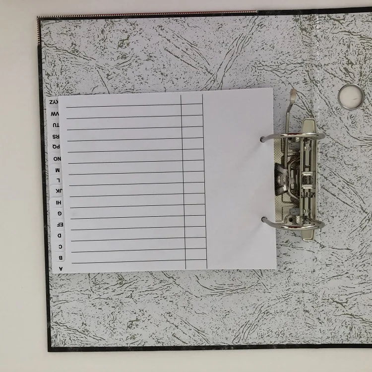 
Recycled Paper A-Z Index Divider 