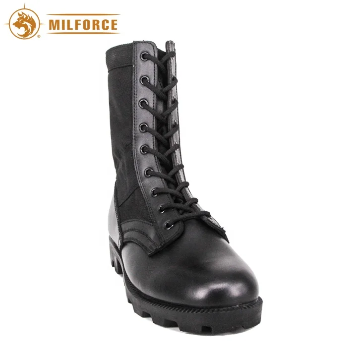  Черные армейские ботинки MILFORCE из натуральной кожи Военные легкие