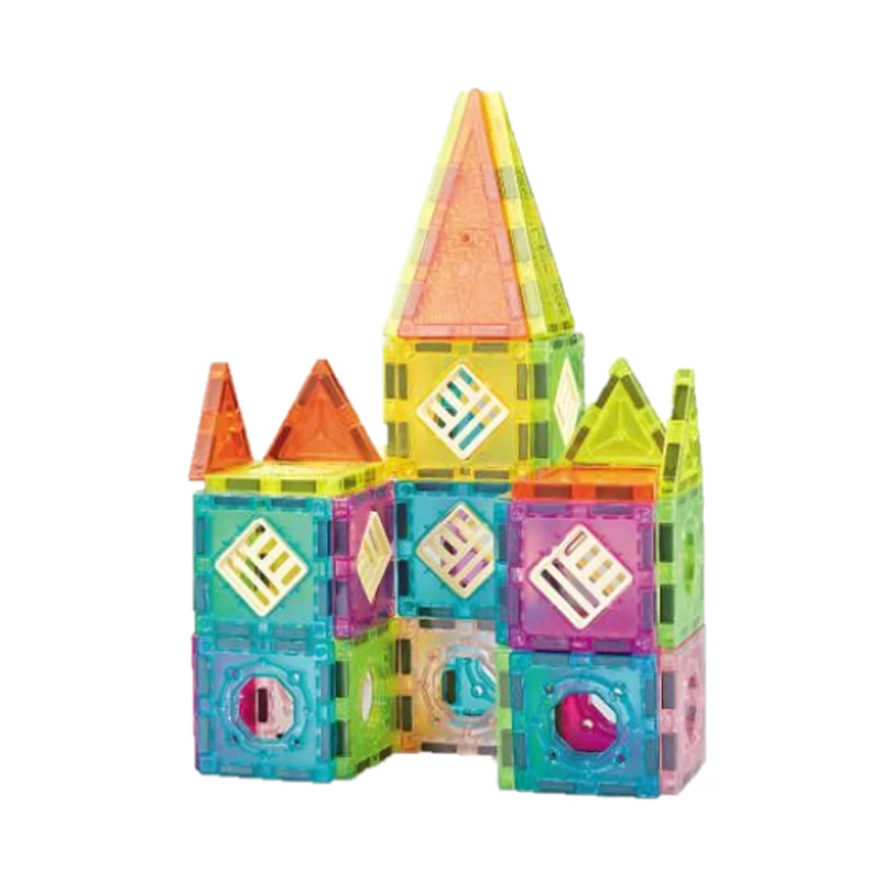 Tempo Toys 48Pcs Building Blocks Magnetic Tiles For Kids Magnetic Toys Educational Toys For Children