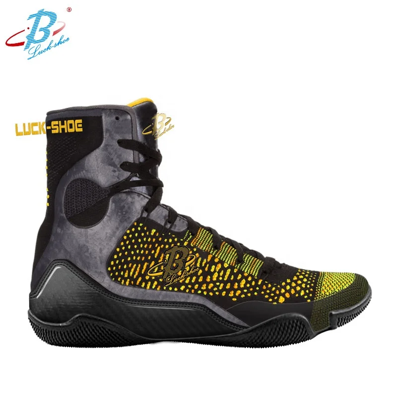 
2021 knit boxing shoes Wholesale custom make your own fashion professional boxing shoes bodybuilding shoes 