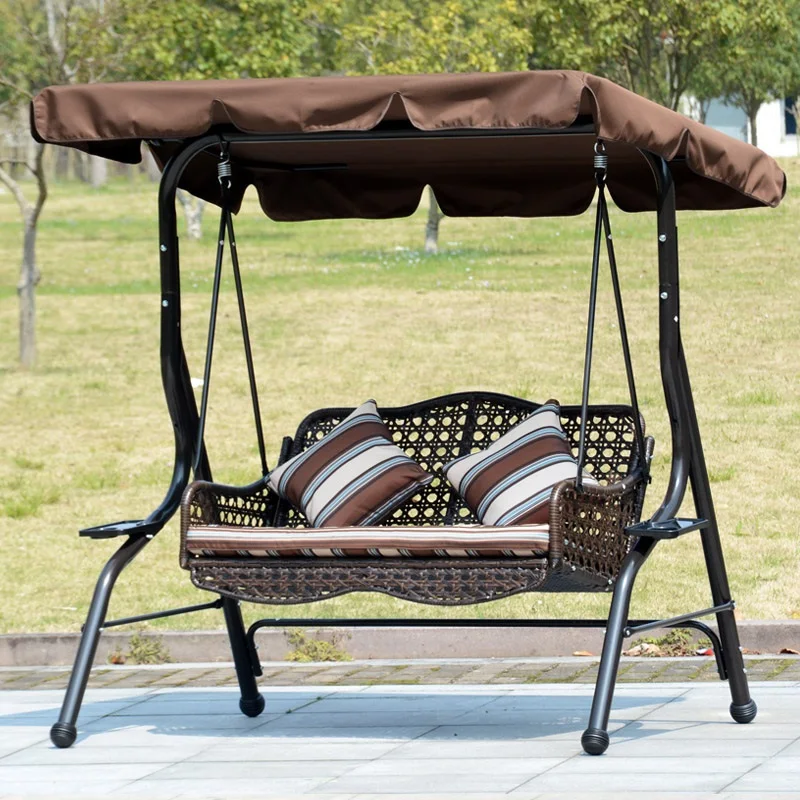 Best Price Hot Sales Outdoor Garden Adults Luxury Rattan Series Double Leisure Cane Chair