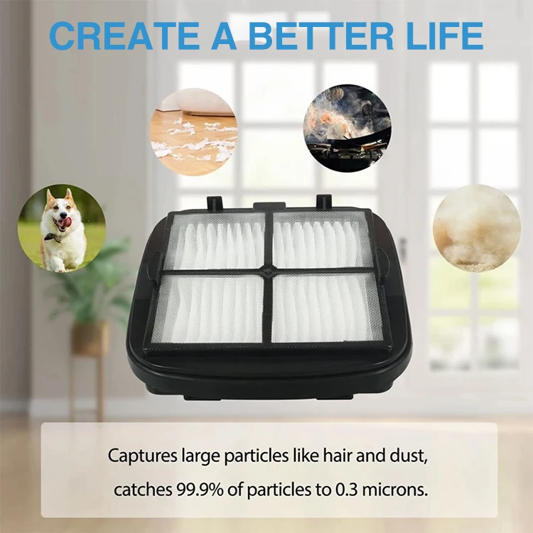Vacuum Cleaner Hepa Filter for Bissells CrossWave Cordless 97D5 2554 2590 2593 2596 Replacements Accessories Parts