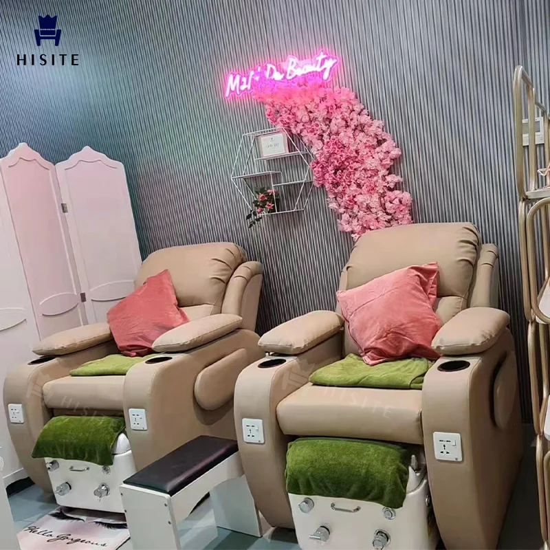 Hisite Wholesale Nail Salon Foot Spa Pedicure Massage Chair for Sale