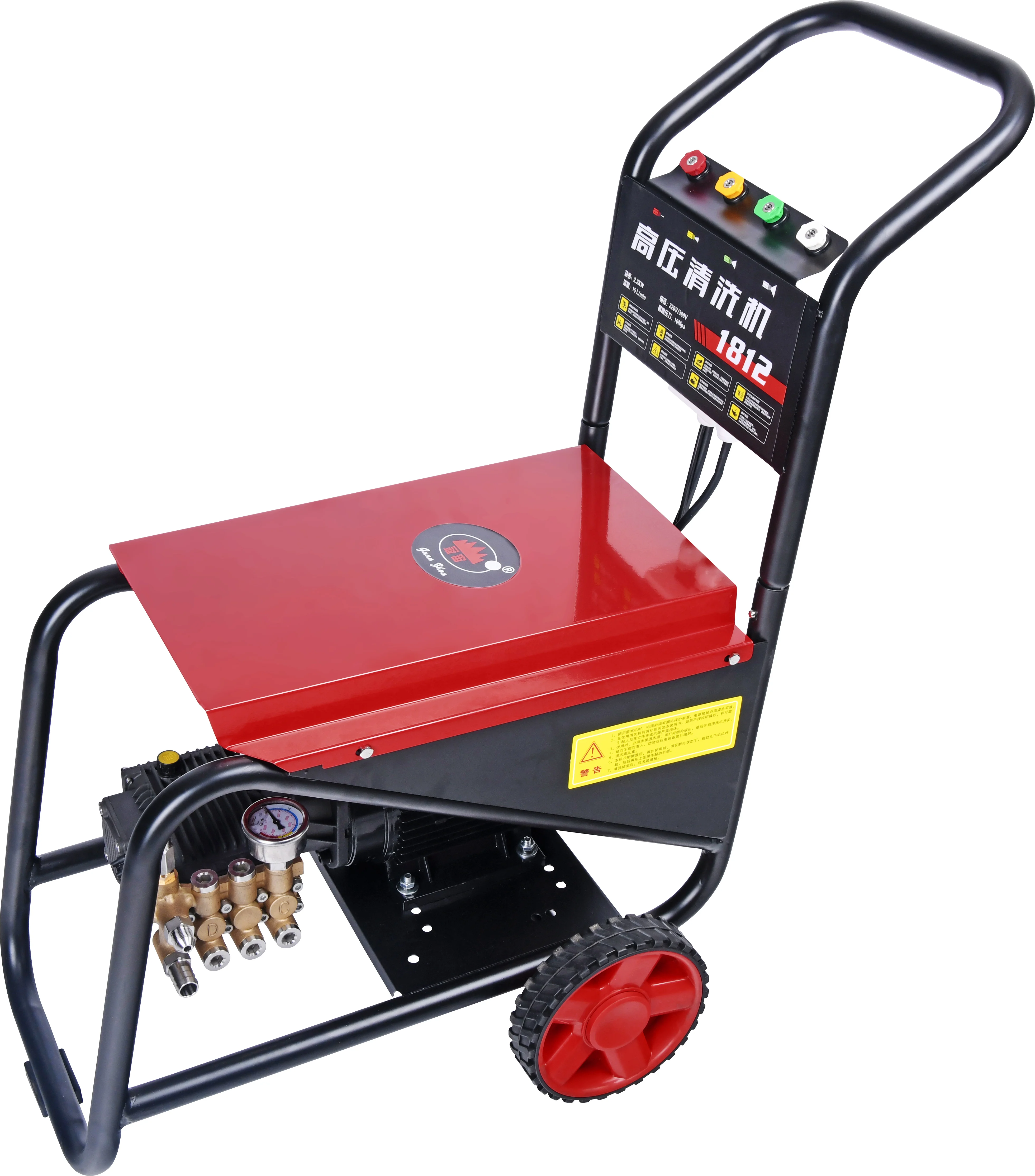 1812A 220V 2.2kW 100bar 15L/min household High Pressure Mobile Car Washer  High Quality  electrical high pressure water Cleaners