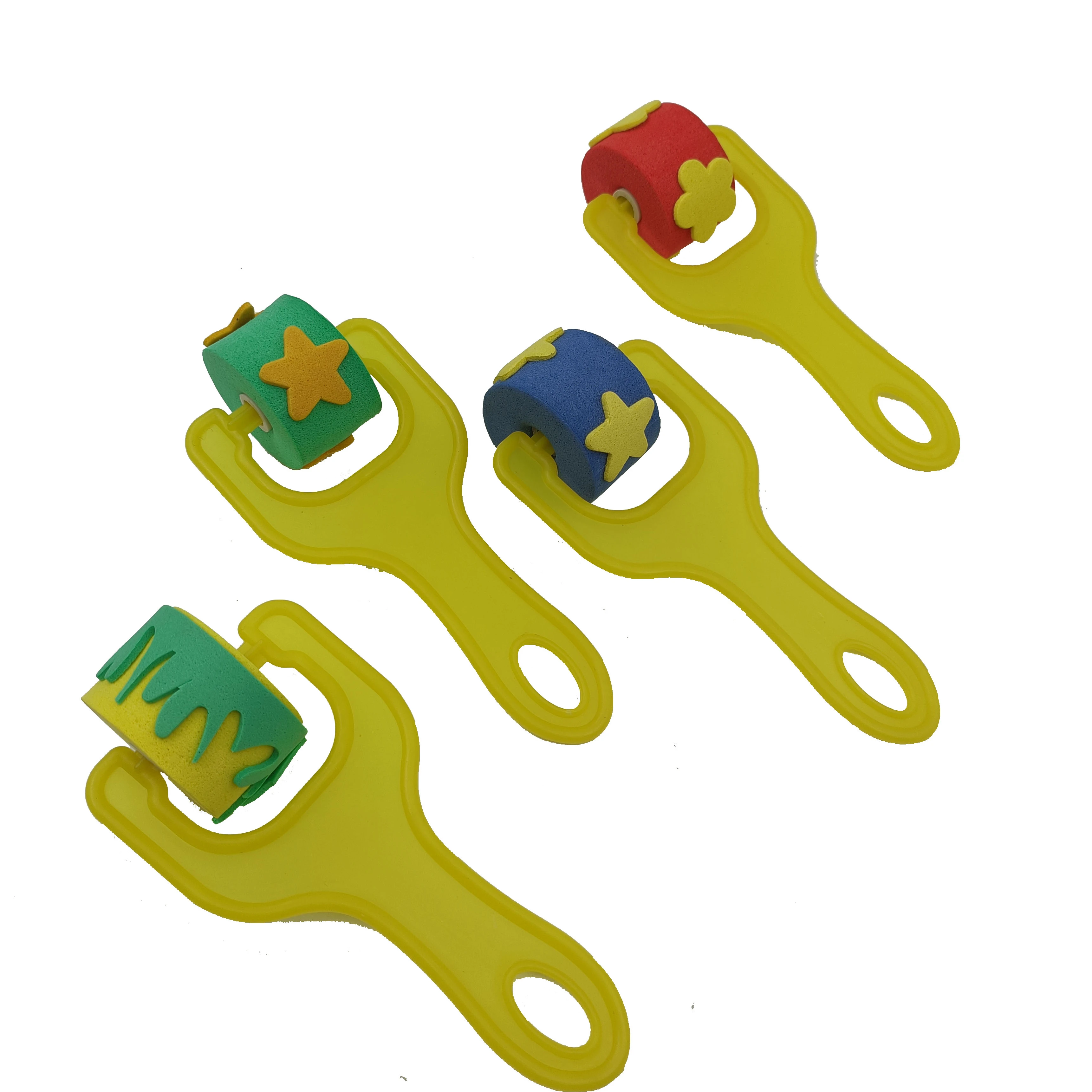 Детская губка для рисования, инструменты для творчества, Детская кисть для рисования