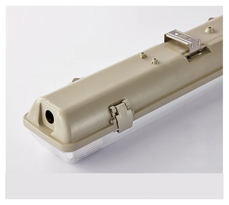 Tri proof T8 fixture waterproof IP65 IK08 with ballast LED fixture 2X36 1200MM 4 feet fluorescent tube