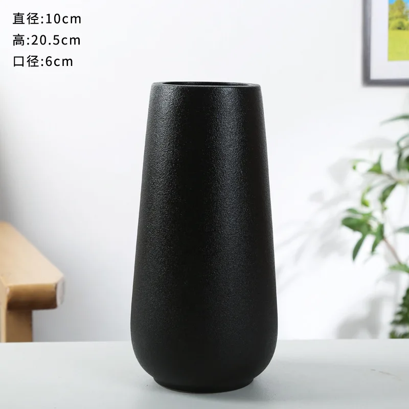 Simple Modern Style Home Decoration Ceramic Craft Vase decorative vase for living room