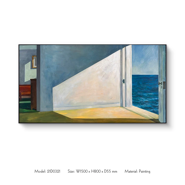 Contemporary creative sea scenery pictures original hand-painted wall art canvas oil paintings living room