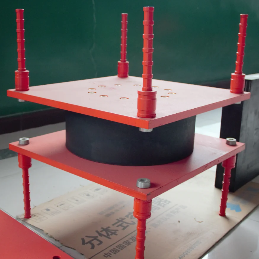 Seismic isolation of lead rubber bearing