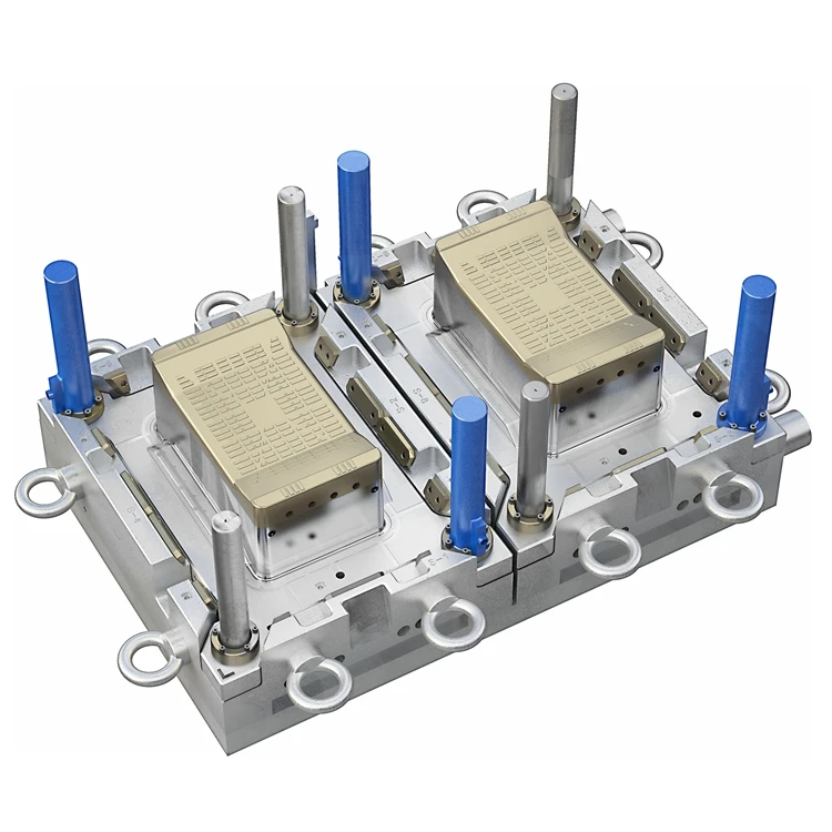 China plastic injection molding custom made Taizhou Huangyan transport crate moulds