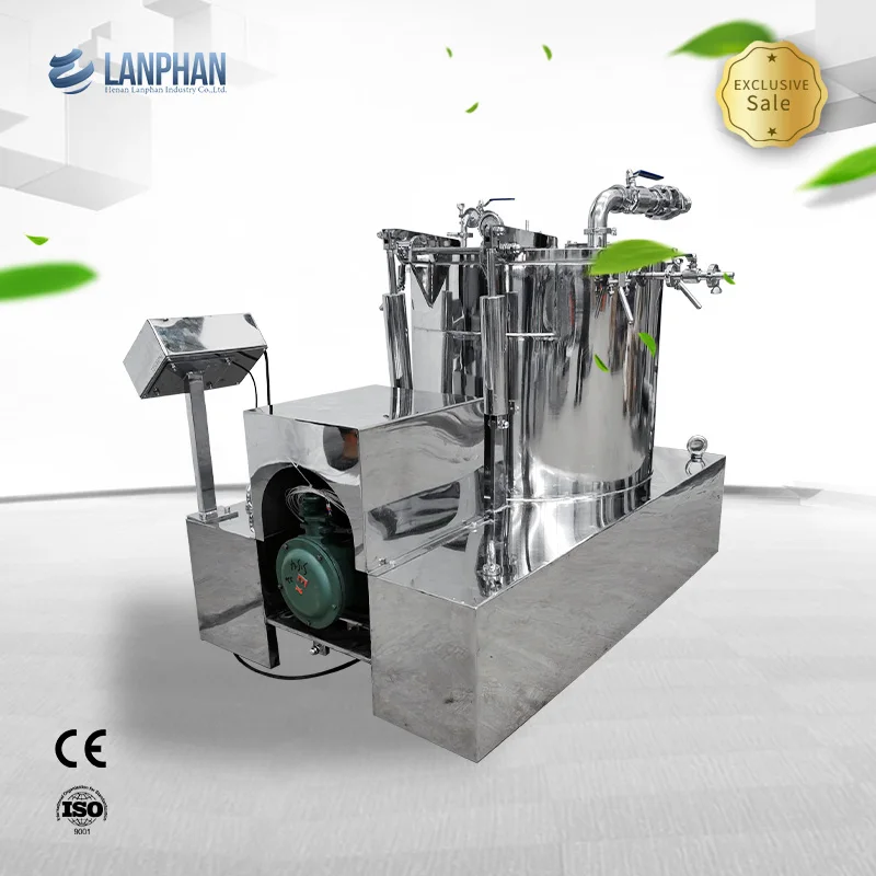 Machine Small  Alcohol Ethanol Extraction Basket Centrifuge