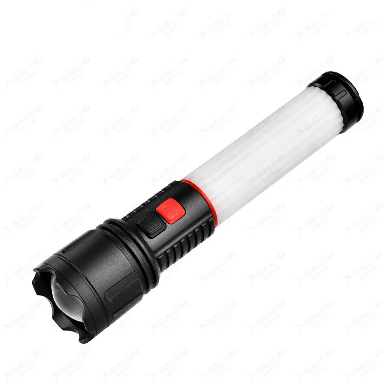 High Lumens Super Bright Flashlight with side light