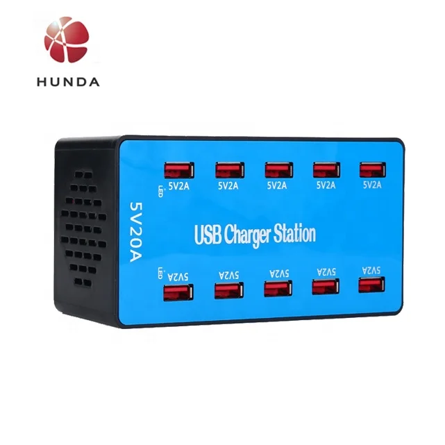  Беспроводное зарядное устройство с несколькими USB-портами 80 Вт 20