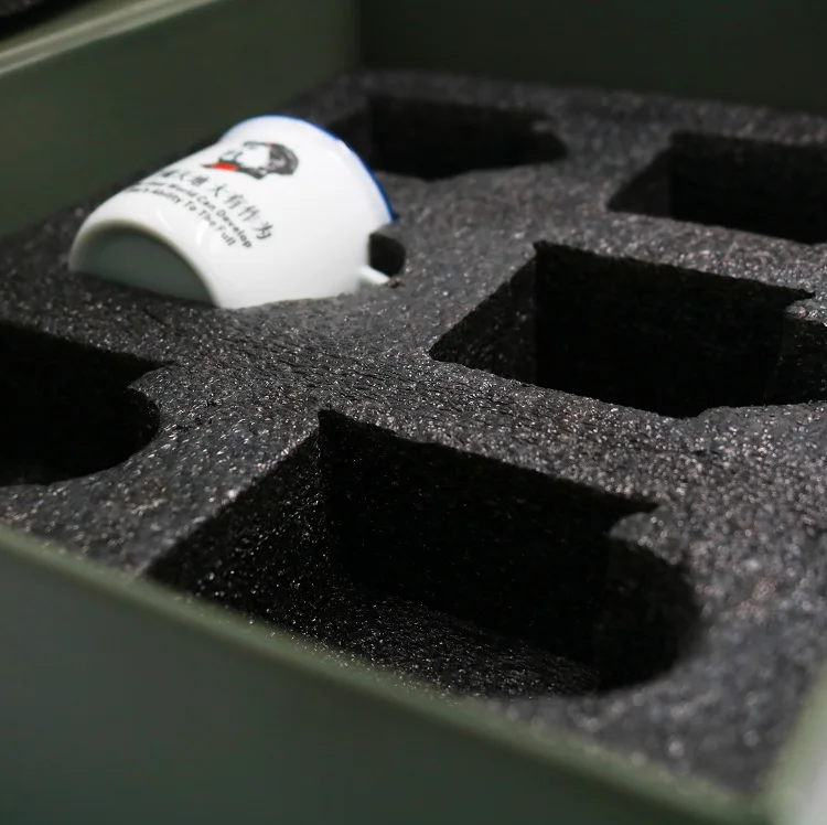 
Wholesale High-end Mug Cup Cardboard Gift Packaging Box With Foam Insert 