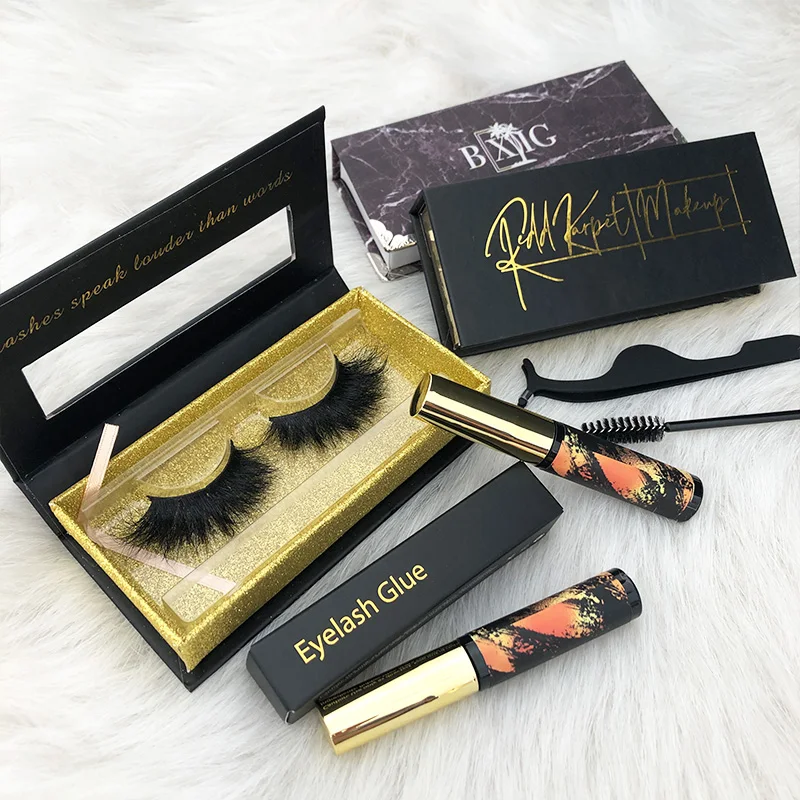 Beauty products supply eyelash strips with waterproof glue long lasting lash strip glue