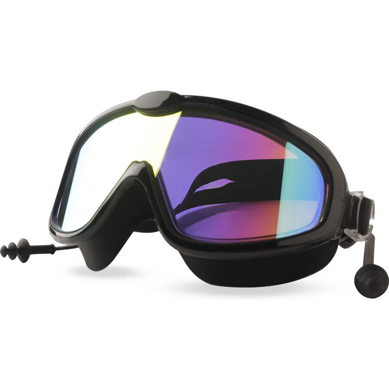 OEM Prescription Swimming Goggles Anti Fog Eye Protection Silicone Rubber Swim Goggles Kids Wide View Clear Swim Goggles