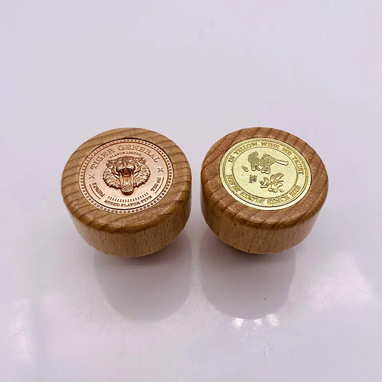 Factory Direct Sale Custom Bar Top Cap T Shape Cork Whiskey Bottle Stopper With Logo