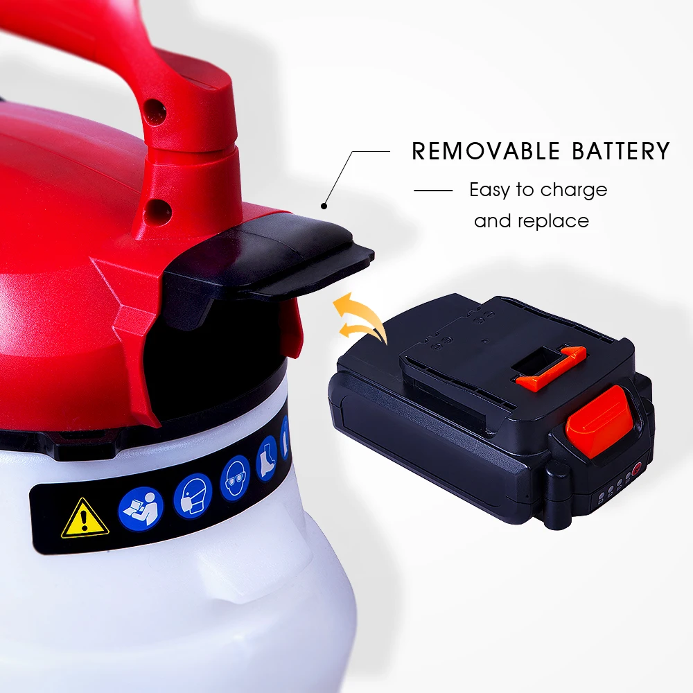 EAST 20V Lithium Battery Operated Agricultural Pump Sprayer Hand Shower Electric Garden Sprayer