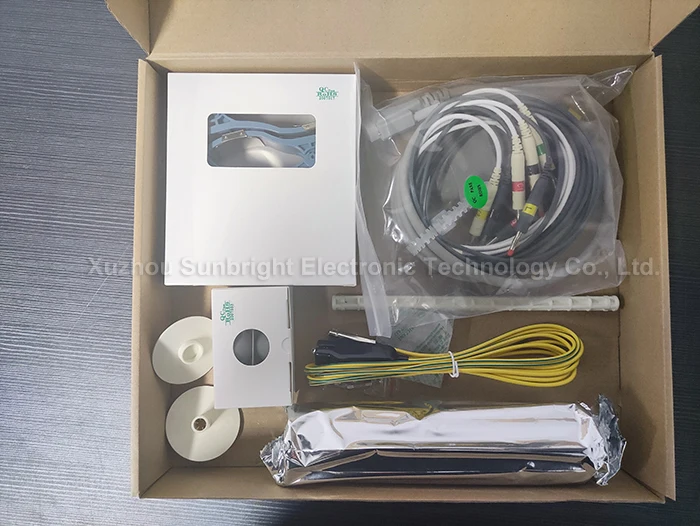SUN-8212 Automatic medical diagnostic device ECG machine 12 channel 10 inch touch screen ECG Machine