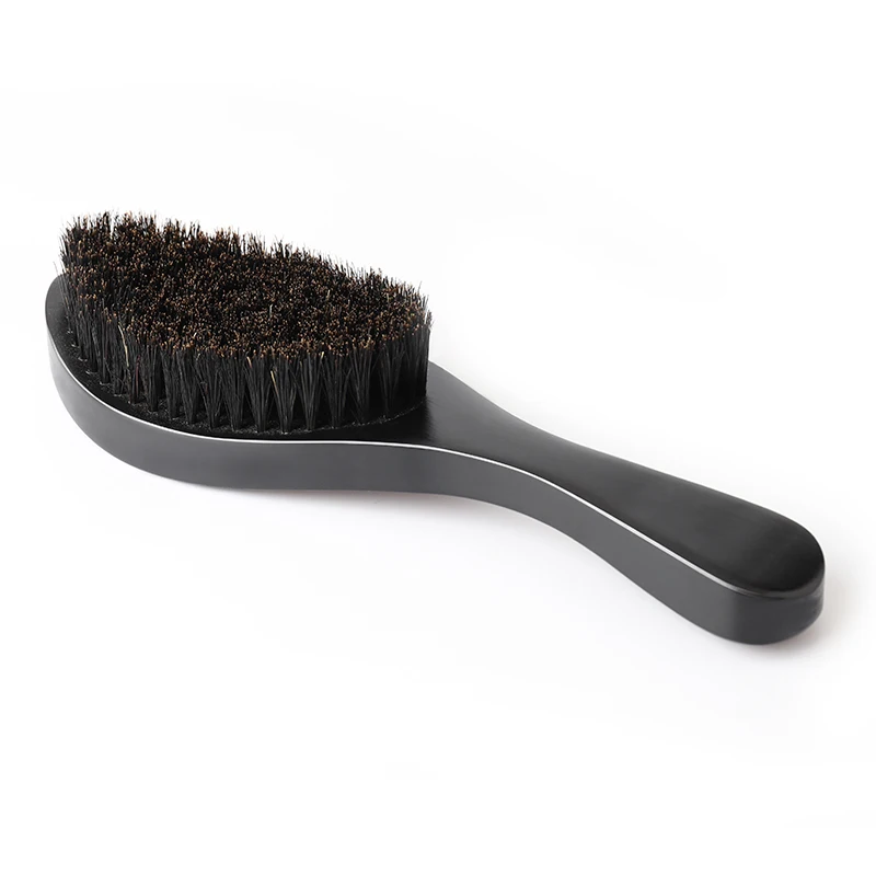 2021 popular soft medium hard wave brush boar bristle wave brush