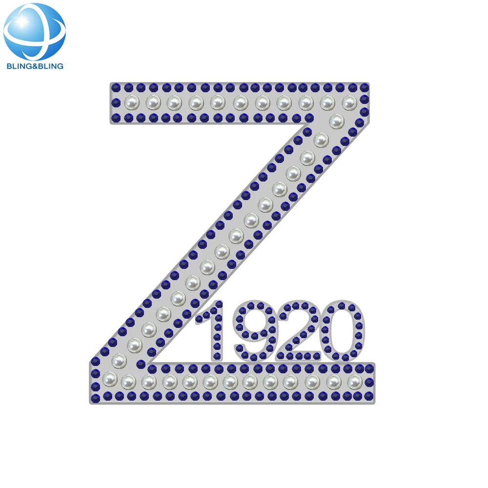 Брошь Zpb с буквами Z 1920 греческого женского общества Zeta Phi Beta синяя Эмаль белая жемчужина инкрустированная из сплава сестричества божественные девять ювелирных изделий булавки