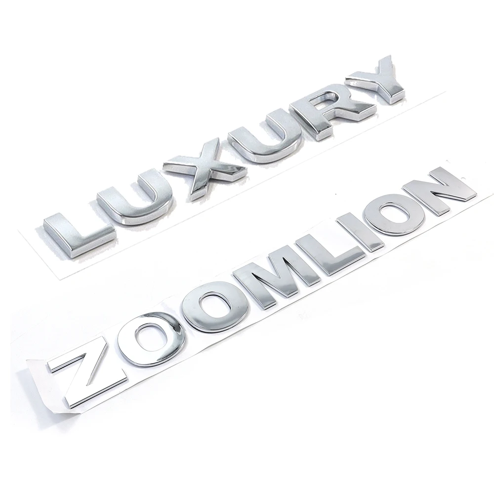 Private label private label popular new abs plating motorcycle waterproof body badges Chrome Badge Emblem