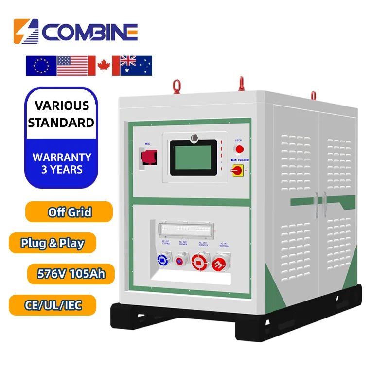 Customizable 60kWh 100kWh Off Grid Mobile BESS for Industrial and Commercial Outdoor Scenes Long Cycle Customization Shell
