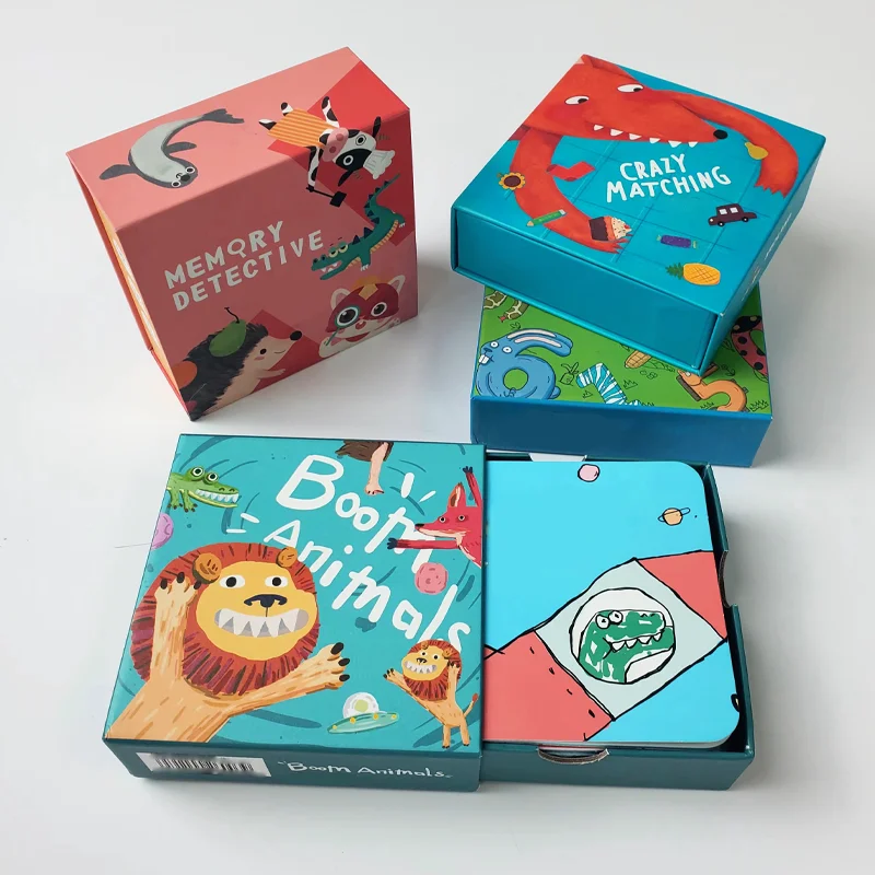 Bespoke Game Card Production Deep Connection Card Deck Couple Conversation Question Cards With Insert Rigid Box