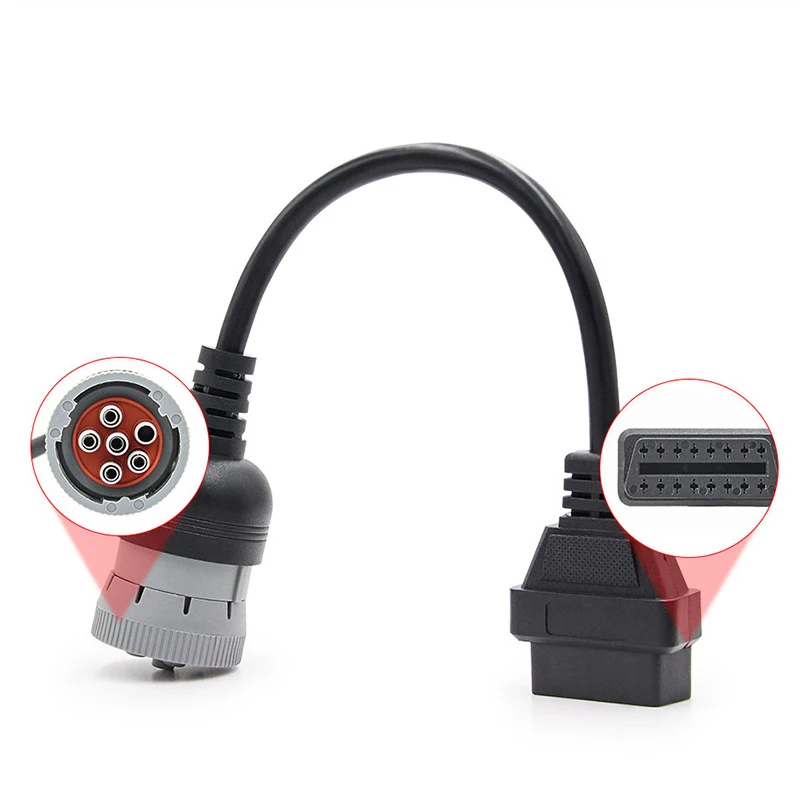 Сменный кабель для грузовика OBD1 к OBD2 J1708 6-контактный