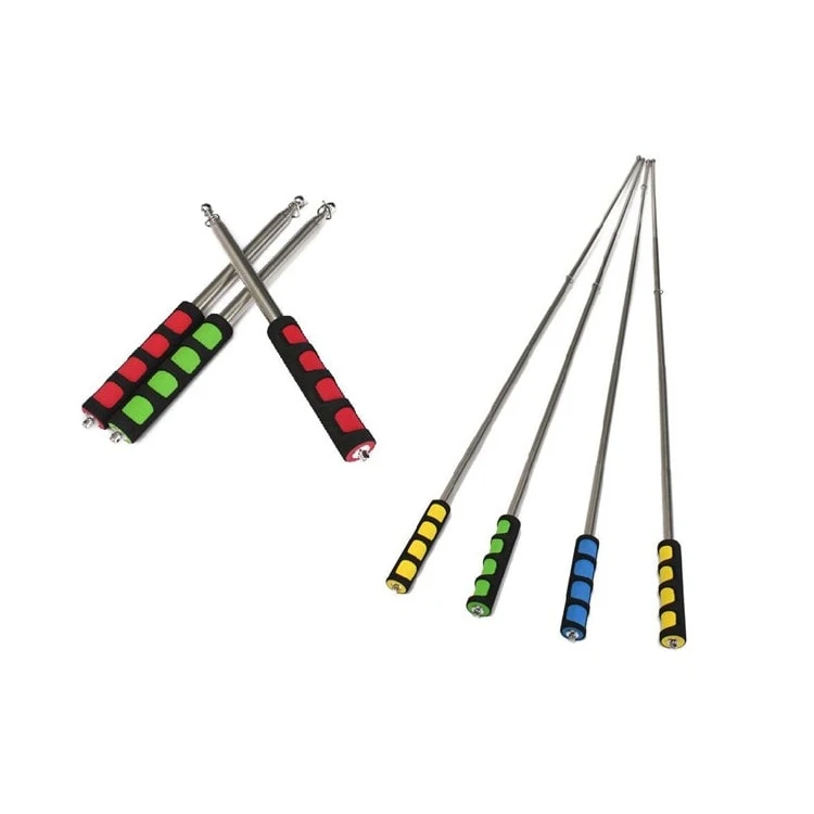 Wholesale Tour Guide Flag Pole Extending Stainless Steel Telescopic Flag Pole